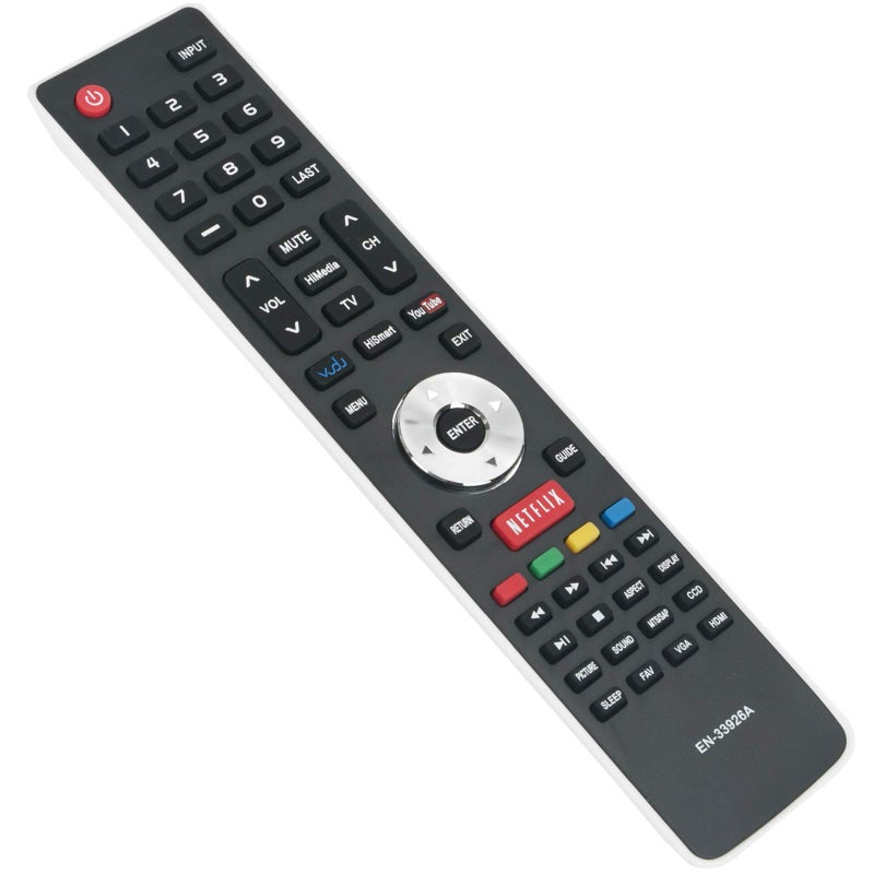PERFASCIN New EN-33926A EN33926A Replacement Remote Control Compatible with Hisense LCD LED TV 32H5B 32K20DW 40H5 40H5B 40K366WN 48H5 50H5B 50H5G 50H5GB 50K610GWN 55K610GWN 65H8CG 75H9 PERFASCIN - Image 3